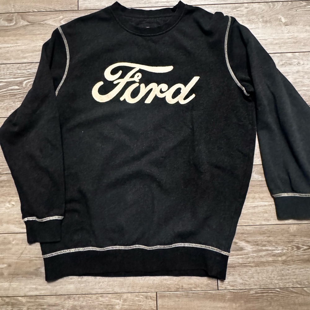 Ford Dark Gray Crewneck Men's Sweater